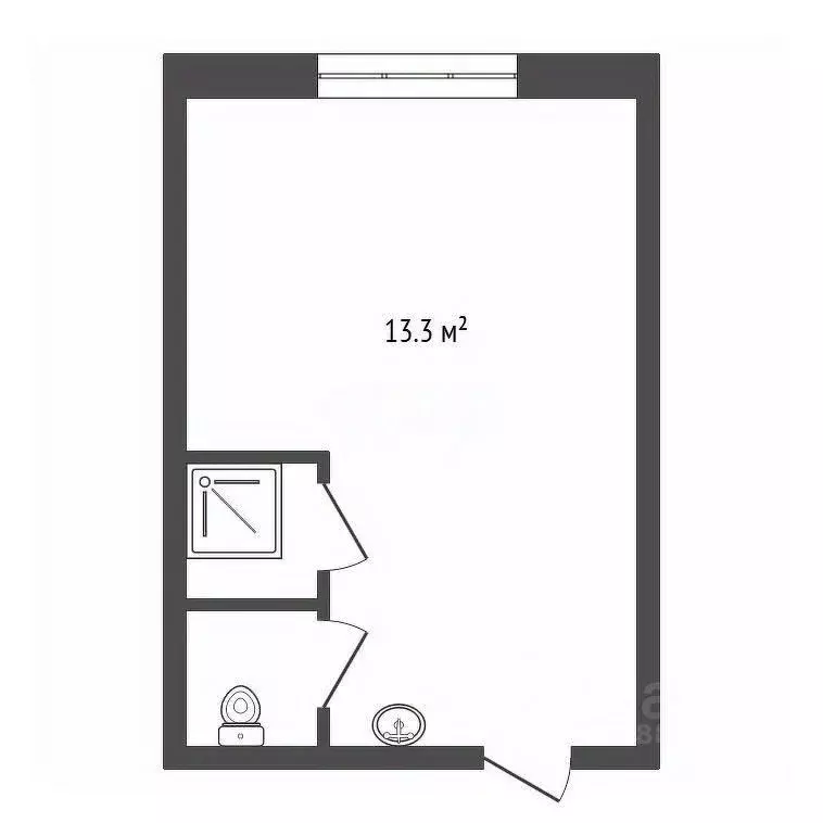 Студия Красноярский край, Красноярск ул. Королева, 14 (13.3 м) - Фото 2