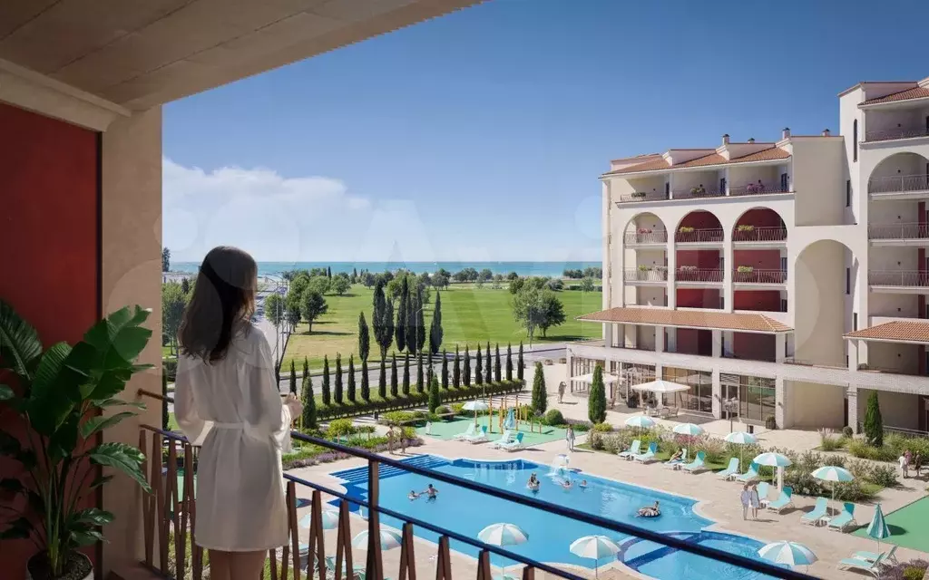 Апартаменты-студия, 42,4 м, 6/7 эт. - Фото 1