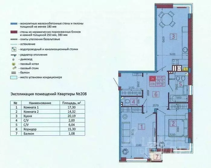 2-к кв. Рязанская область, Рязань ул. Ленинского Комсомола, 29с (77.23 ... - Фото 0