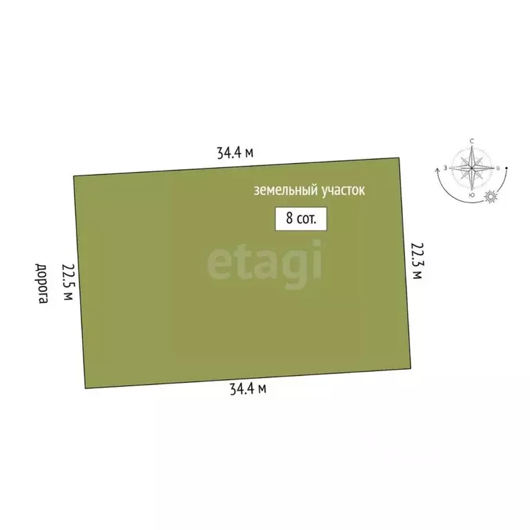 Участок в Башкортостан, Стерлитамакский район, д. Казадаевка, Любажи ... - Фото 2