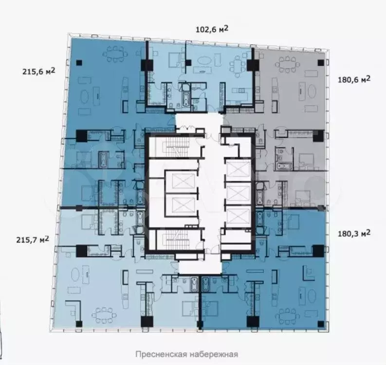 Продажа офиса 219 м2 м. Деловой центр в цао - Фото 0