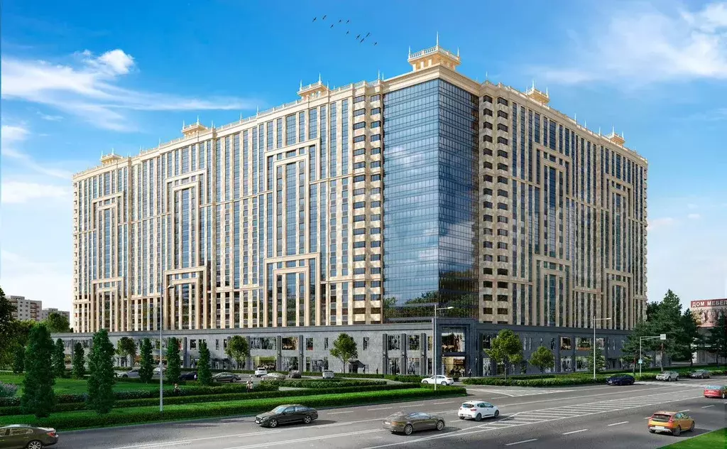 Квартира-студия, 27,4 м, 6/20 эт. - Фото 1