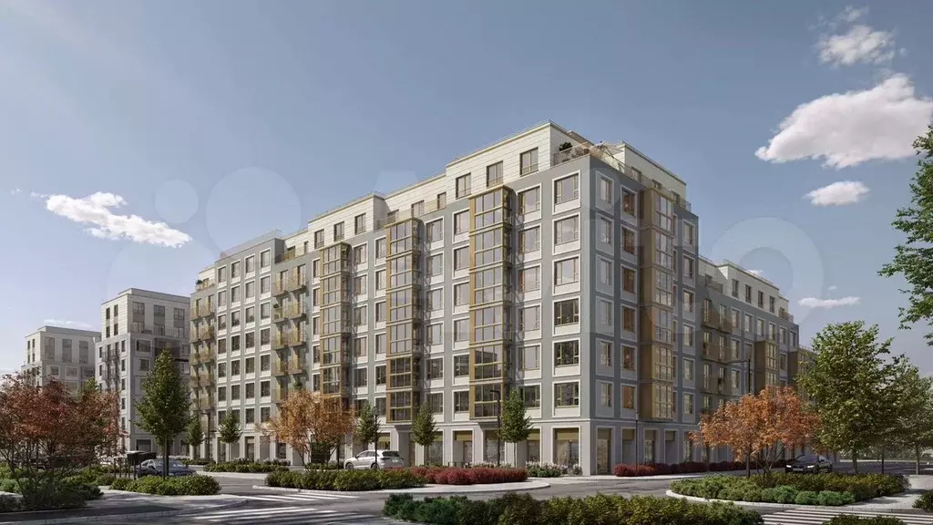 1-к. квартира, 40,7 м, 7/8 эт. - Фото 1