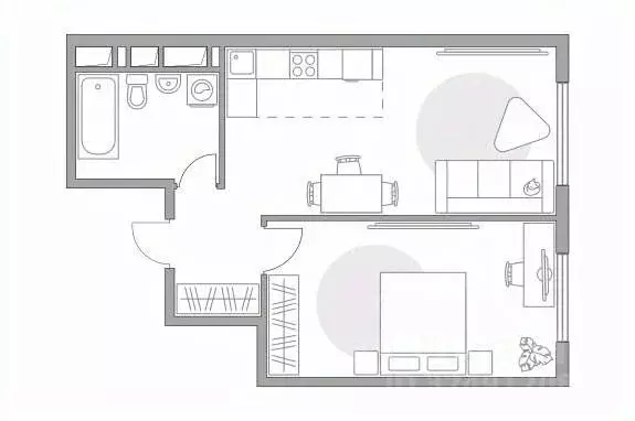 2-к кв. Московская область, Долгопрудный Парковая ул., 46к1 (41.1 м) - Фото 1