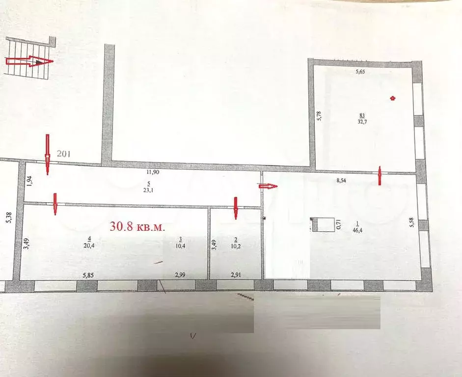 143м (4к) -видовой блок, 53м (2к) с водой в БЦ - Фото 0