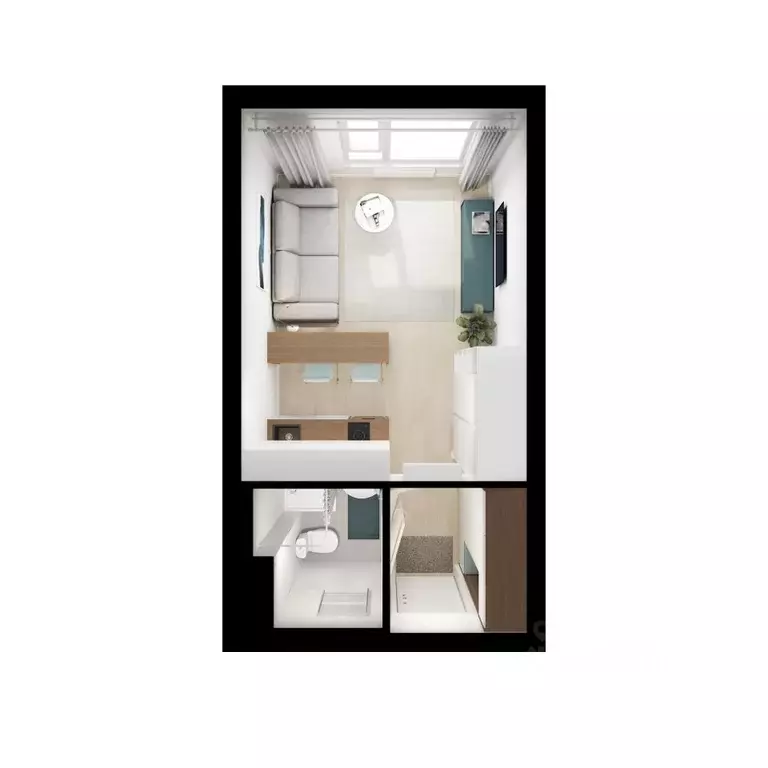 Студия Московская область, Мытищи Ярославский квартал жилой комплекс, ... - Фото 2