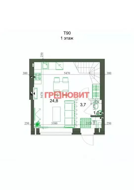 Таунхаус в Новосибирская область, с. Новолуговое, Березки-2 мкр, 5-й ... - Фото 2