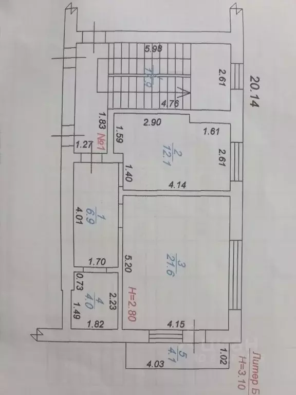 1-к кв. Краснодарский край, Анапа ул. Ленина, 60 (44.6 м) - Фото 2