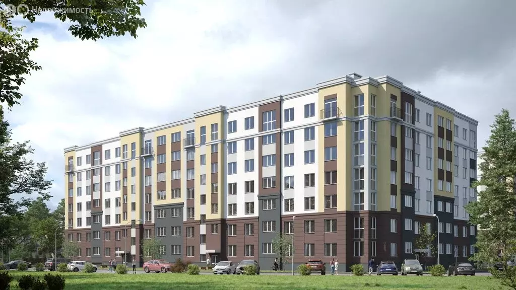 2-комнатная квартира: Гурьевск, Краковский бульвар, 19 (68 м) - Фото 1