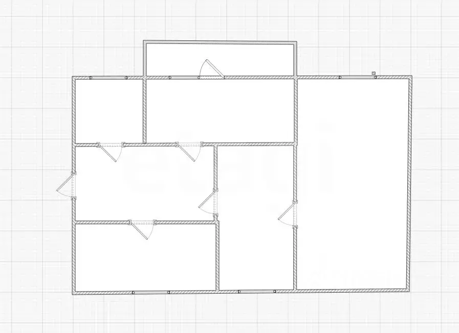 3-к кв. Костромская область, Ветлужский пгт ул. Энтузиастов, 14А (70.1 ... - Фото 2