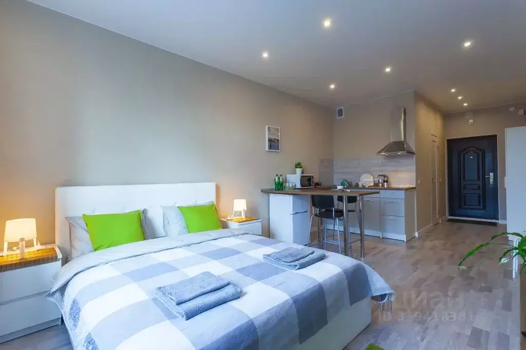 Студия Санкт-Петербург ул. Савушкина, 104 (30.0 м) - Фото 1