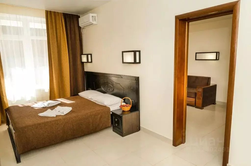 Комната Крым, Феодосия муниципальный округ, с. Береговое пер. ... - Фото 1