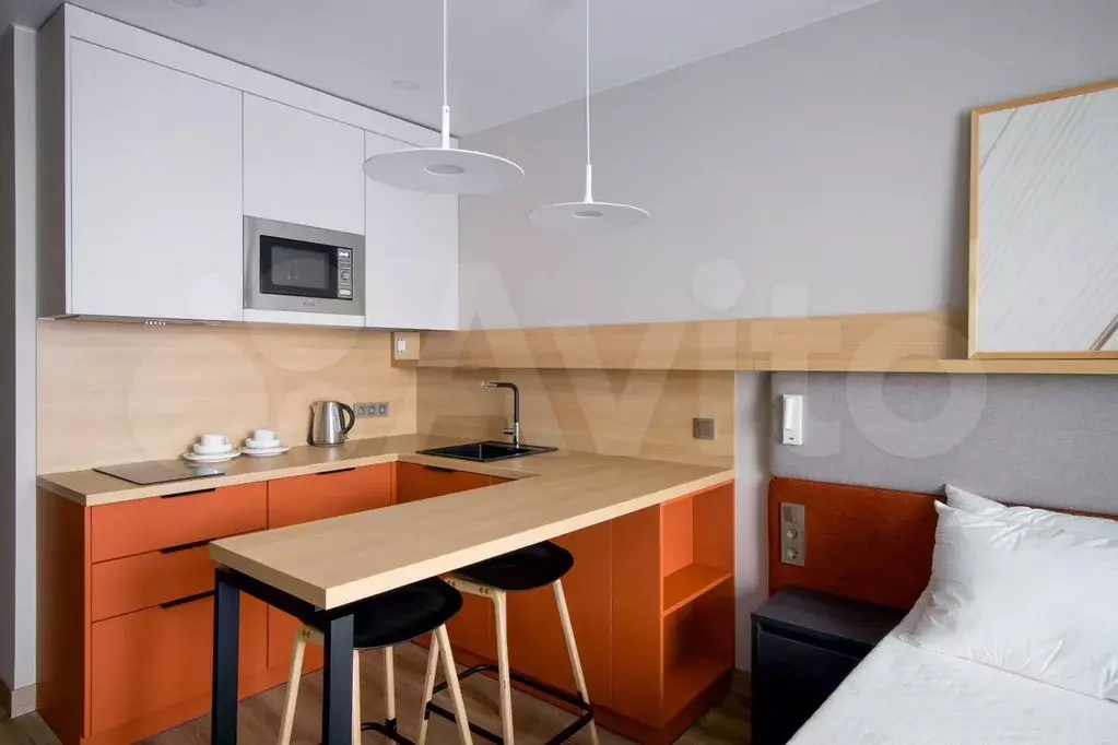 Апартаменты-студия, 26 м, 6/10 эт. - Фото 1