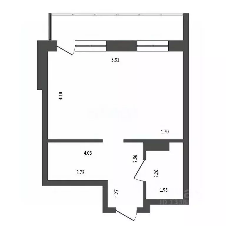 Студия Красноярский край, Красноярск ул. Калинина, 175А (35.4 м) - Фото 1