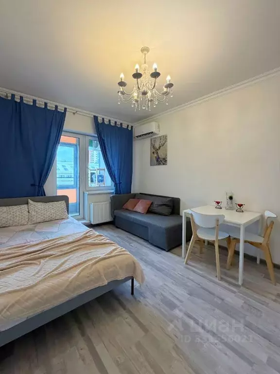 Студия Санкт-Петербург ул. Среднерогатская, 11 (22.6 м) - Фото 1