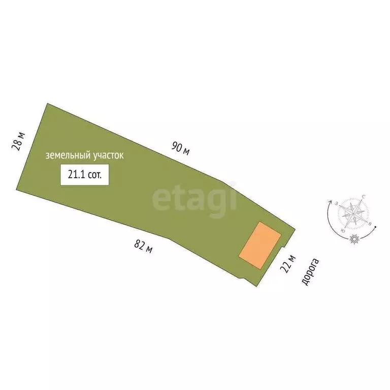 Дом в Чупаево, улица Тукая (66.3 м) - Фото 1