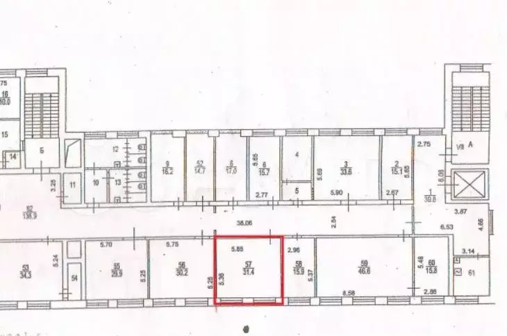 25-я налоговая, Офис Б класса, 31 м - Фото 0