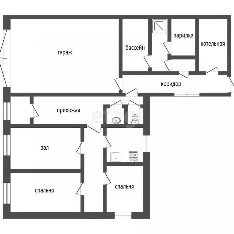 Дом в Забайкальский край, Читинский район, с. Смоленка пер. Трактовый, ... - Фото 2