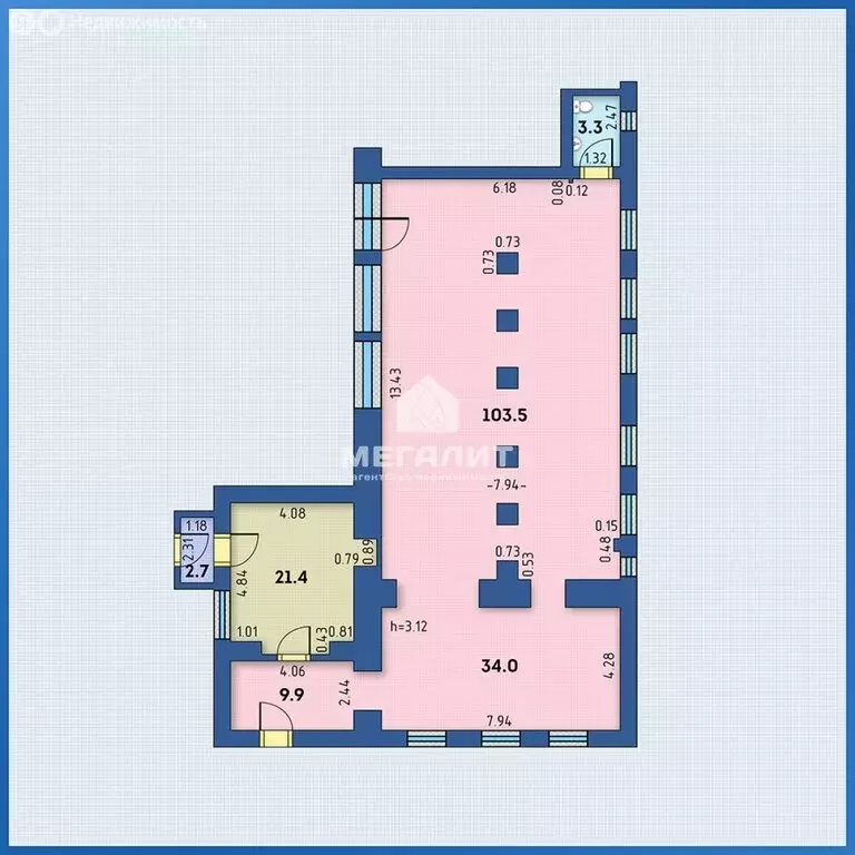 Помещение свободного назначения (174.8 м) - Фото 2