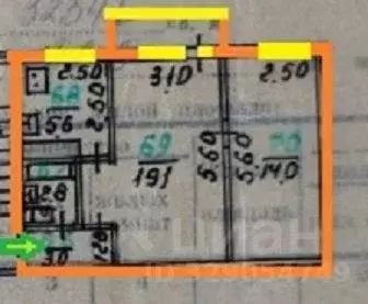 2-к кв. Орловская область, Орел Московское ш., 165 (44.5 м) - Фото 1