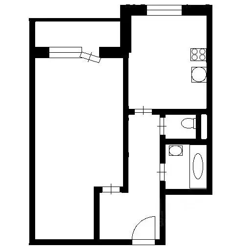 1-к кв. Санкт-Петербург Ситцевая ул., 11к1 (41.0 м) - Фото 1