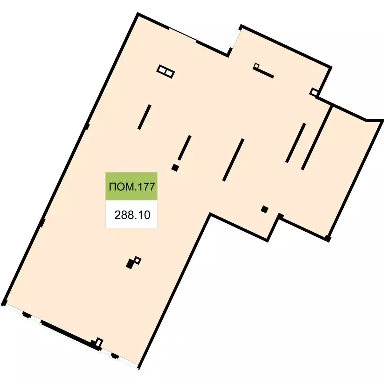 Помещение свободного назначения (290 м) - Фото 2
