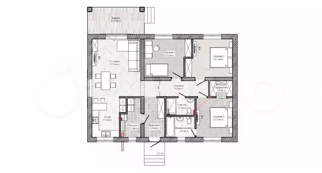 Дом 106 м на участке 7,2 сот. - Фото 0