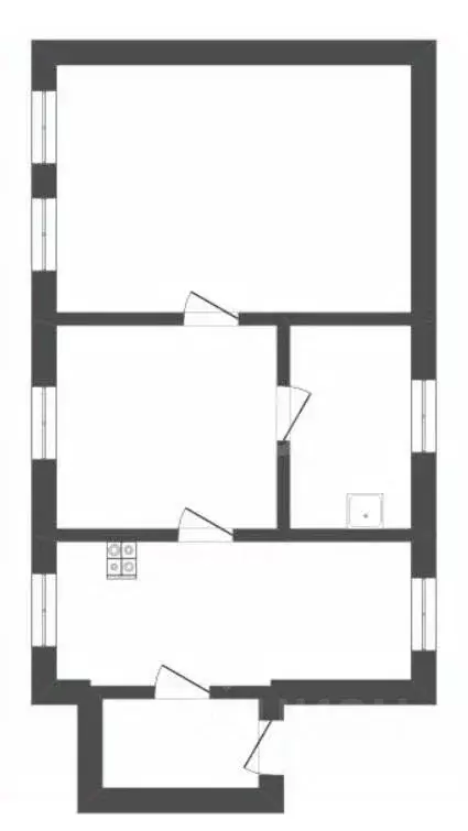 Дом в Воронежская область, Борисоглебск ул. Баумана, 16 (43 м) - Фото 1