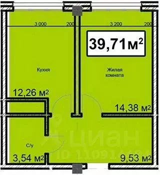 1-к кв. Ставропольский край, Ессентуки ул. Благодатная, 28 (39.71 м) - Фото 0