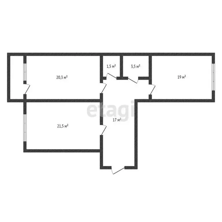 2-комнатная квартира: Махачкала, улица Титова, 144к5 (83 м) - Фото 1