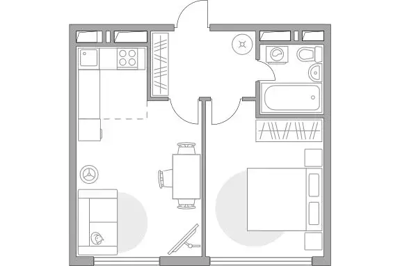 2-комнатная квартира: Долгопрудный, микрорайон Гранитный, жилой ... - Фото 1