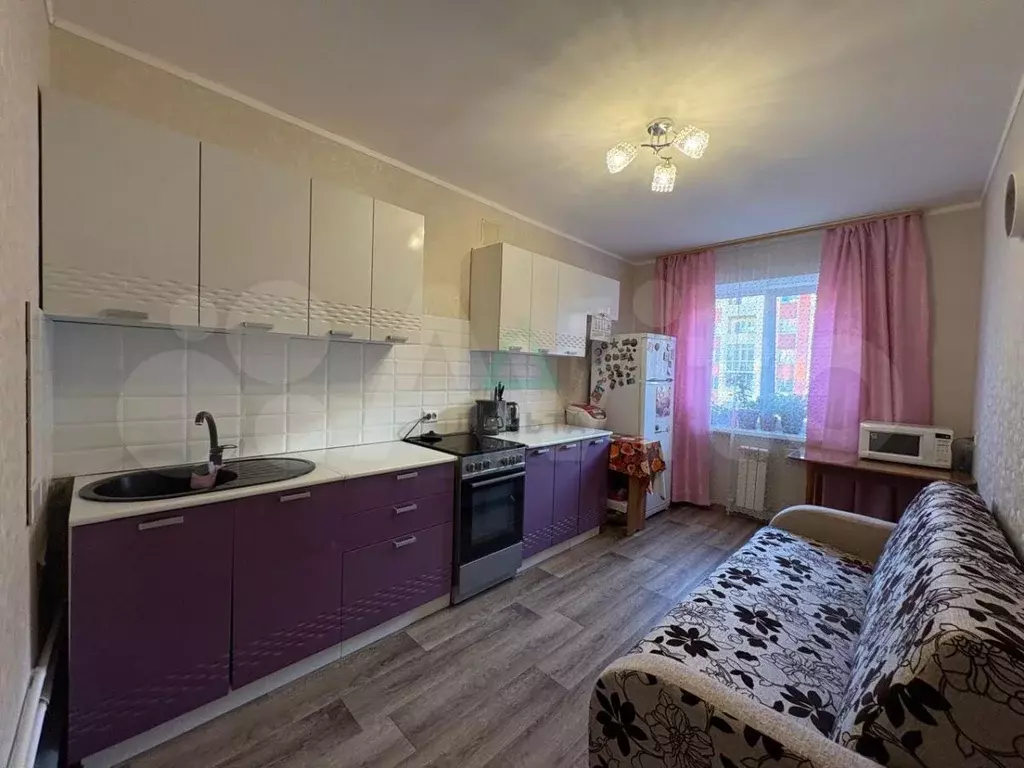 1-к. квартира, 38,8 м, 2/6 эт. - Фото 0