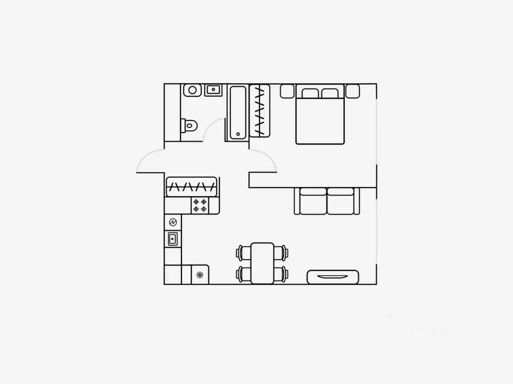 2-к кв. Свердловская область, Екатеринбург ул. Шаумяна, 24 (41.0 м) - Фото 2