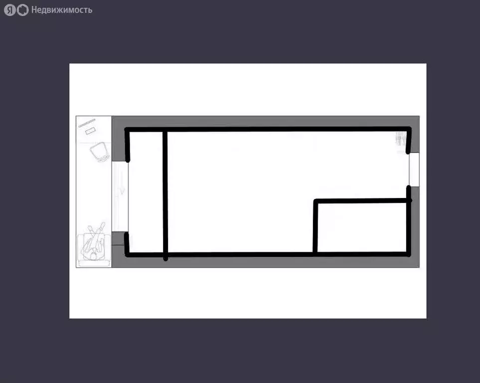 Квартира-студия: Казань, Коллективная улица, 29 (17 м) - Фото 1