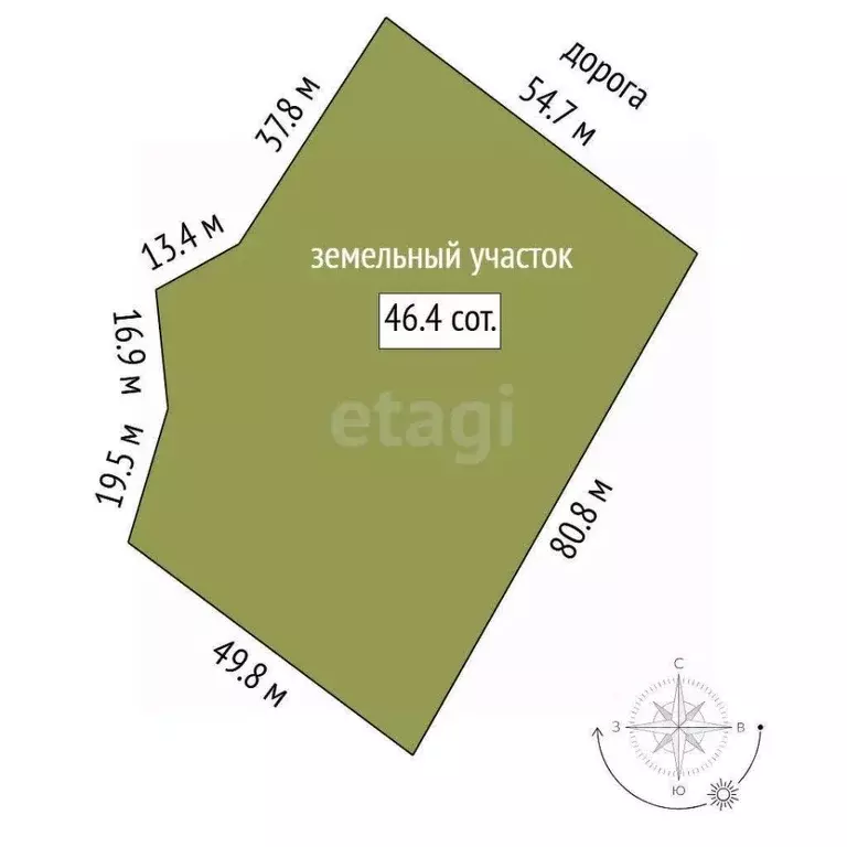 Участок в Тюменская область, Тюменский муниципальный округ, с. Кулига ... - Фото 2