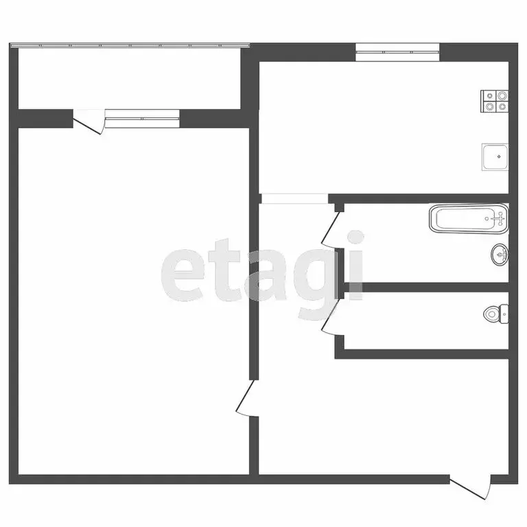 1-комнатная квартира: Саранск, Гожувская улица, 37 (32.8 м) - Фото 1