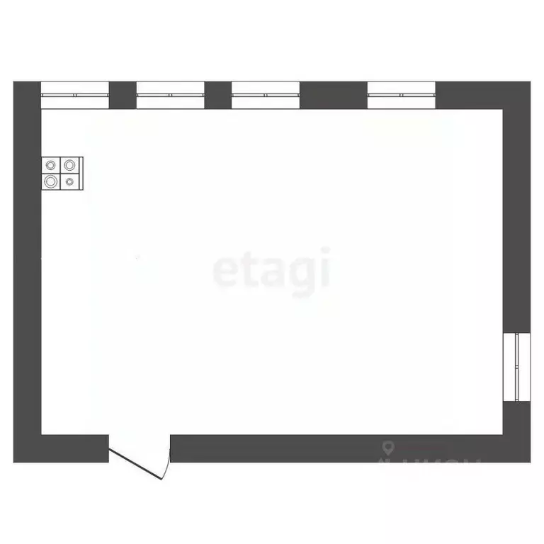 Дом в Мордовия, Ромодановский район, с. Пушкино Дачная ул., 7 (35 м) - Фото 1