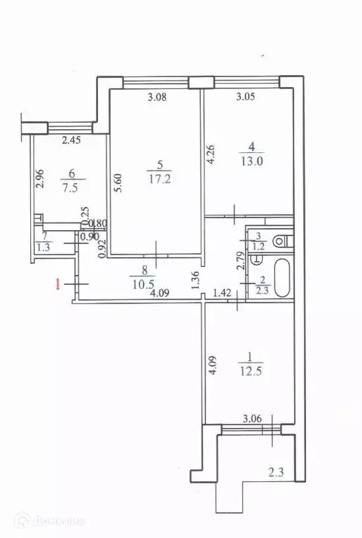 Продаётся 3-к квартира, 67.8 м - Фото 0