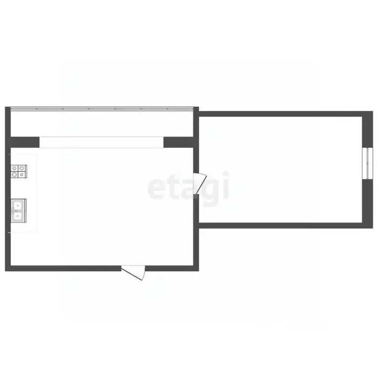 Комната Тюменская область, Тюмень Шаимский проезд, 5 (22.9 м) - Фото 2