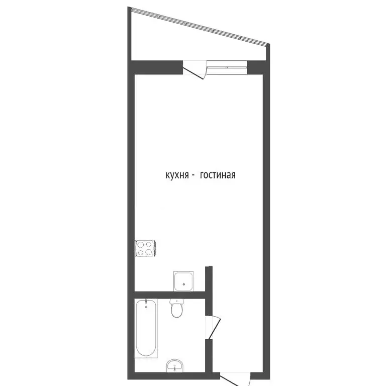 Квартира-студия: Сочи, улица Ленина, 298Бк7 (34.5 м) - Фото 0