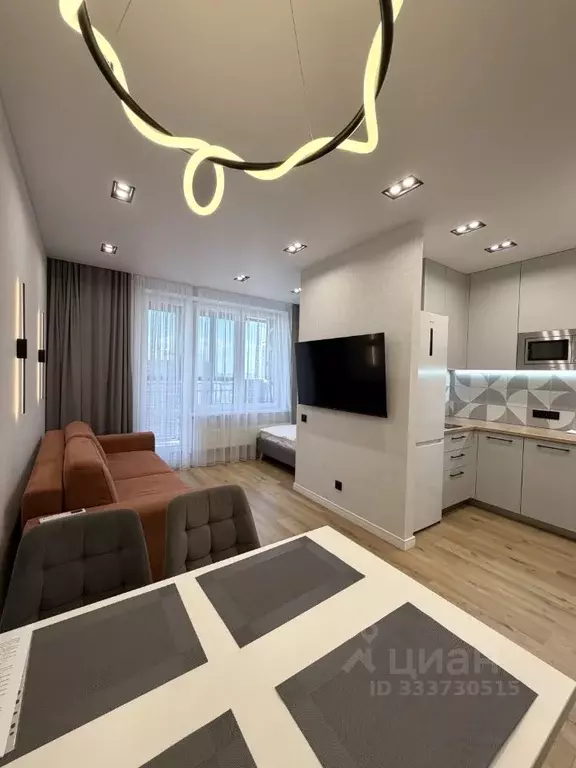 1-к кв. Татарстан, Казань ул. Родины, 26А (32.0 м) - Фото 1