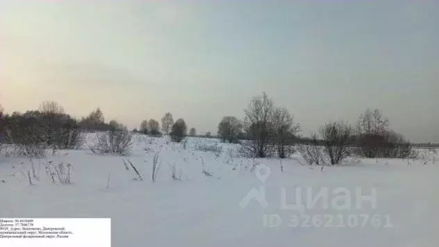 Участок в Московская область, Дмитровский муниципальный округ, д. ... - Фото 1