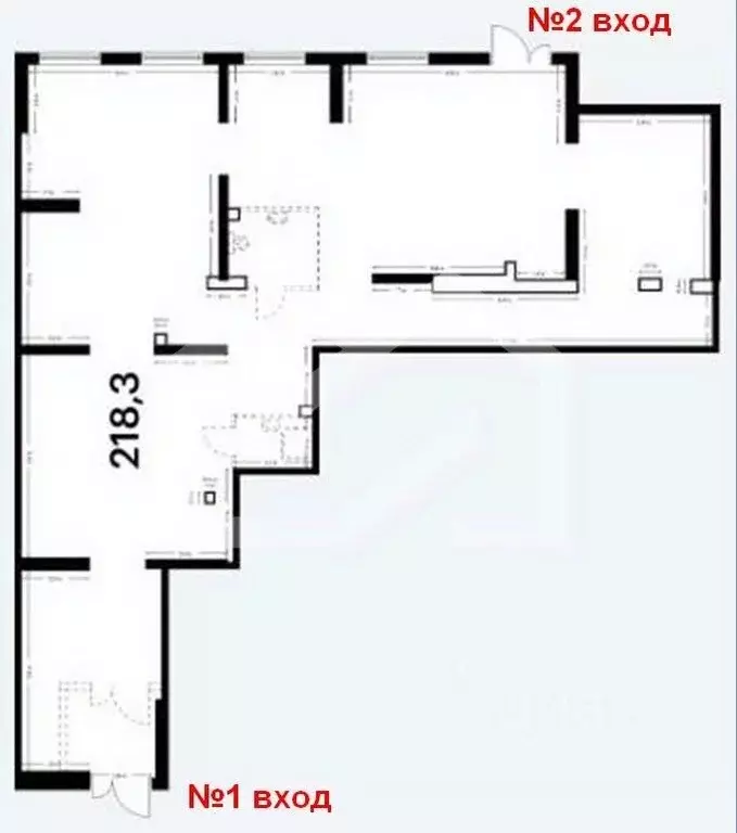 Помещение свободного назначения в Москва Кавказский бул., 51к1 (218 м) - Фото 2