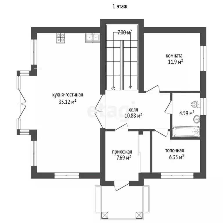 Дом в Севастополь ш. Фиолентовское (140 м) - Фото 2