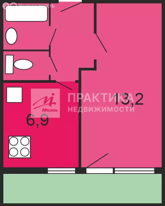 1-комнатная квартира: Москва, проспект Вернадского, 64А (42 м) - Фото 2