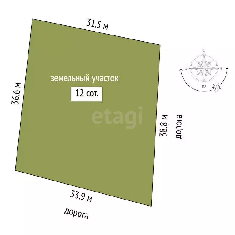 Участок в Тюменская область, Нижнетавдинский муниципальный округ, ... - Фото 1