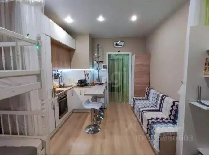 Студия Санкт-Петербург ул. Плесецкая, 10 (21.1 м) - Фото 1