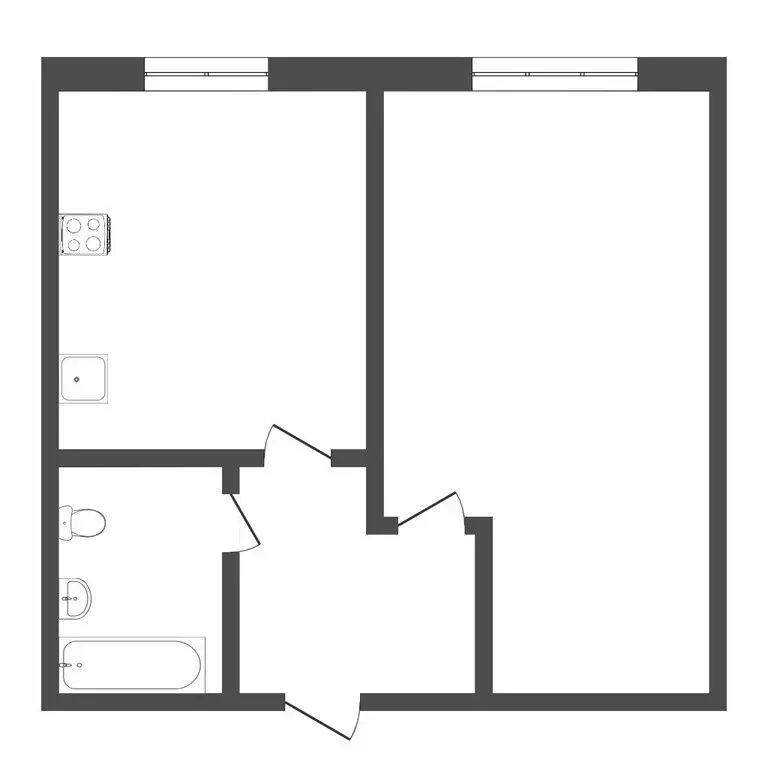 1-комнатная квартира: Тюмень, улица 30 лет Победы, 93А (34.5 м) - Фото 0