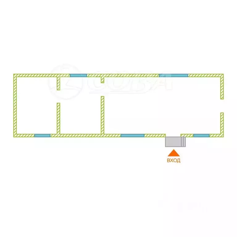 Дом в Курганская область, Курган Дружба КЗКТ СНТ, Ц100 (39 м) - Фото 2