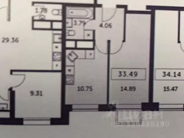 1-к кв. Московская область, Красногорск ул. Липовой Рощи, 2к2 (35.0 м) - Фото 2